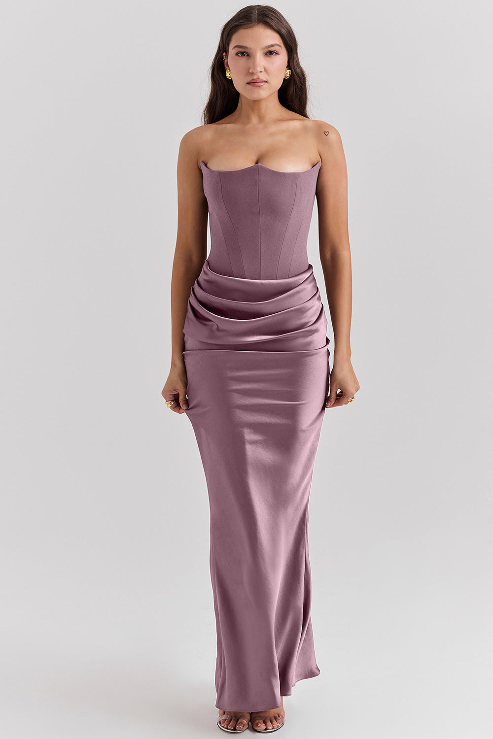 Sexy Strapless Fishtail Maxi Dress - DippedShop Wholesale - #1443