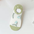 Floral Mesh No Show Socks - DippedShop Wholesale - #7827