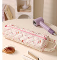 Minimalist Quilt Shell Double Layer Cosmetic Bag 6S5CO123