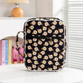 Sweet Bowknot Print Quilt Shell Cosmetic Bag 6S5CO100