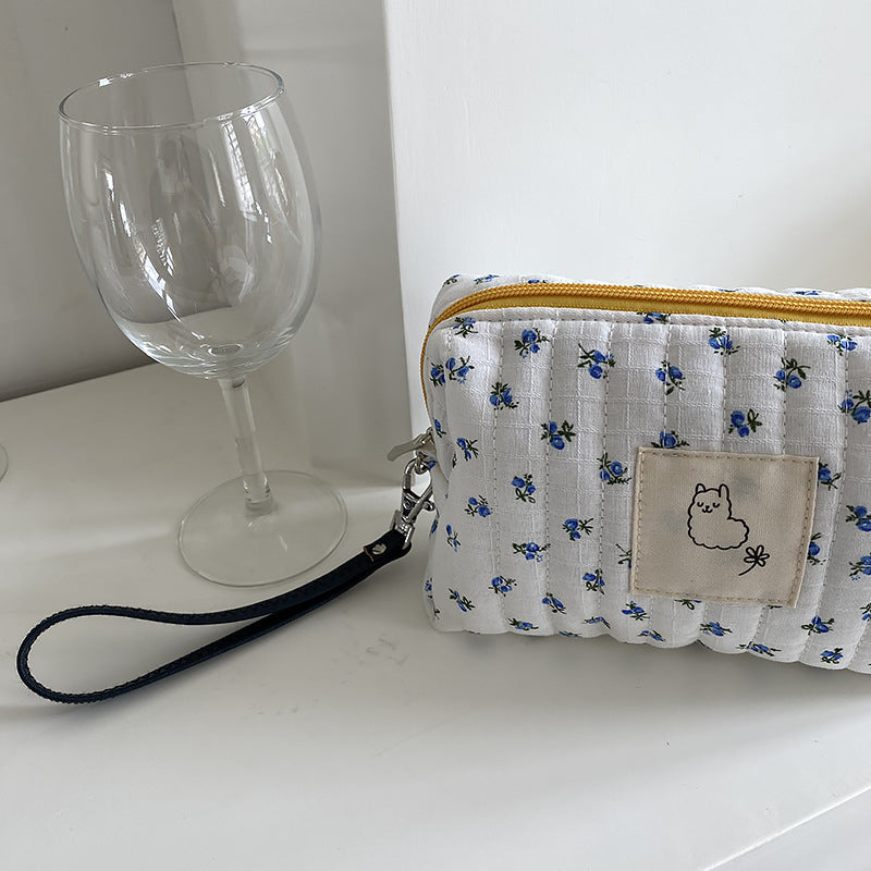 Flower Cherry Cosmetic Bag - DippedShop Wholesale - #2963