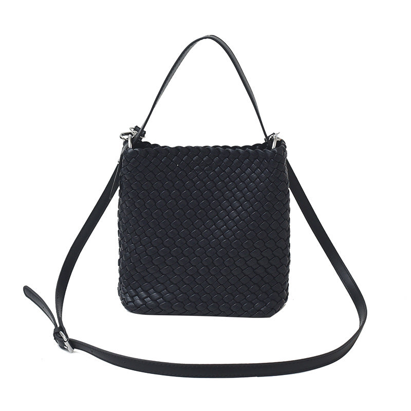 Casual Woven Bucket Bag - DippedShop Wholesale - #2563