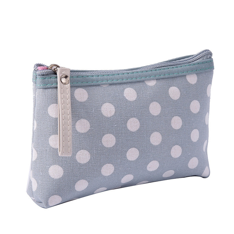 Classic Polka Dots Portable Card Storage Case 6S10BWB114