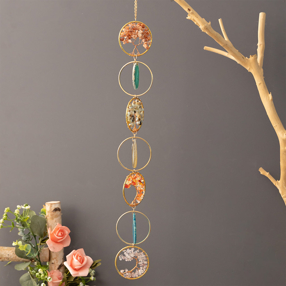 Agate Crystal Tree Suncatcher - DippedShop Wholesale - #2211