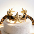 Retro Leopard Print Open Cuff - DippedShop Wholesale - #4451