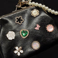 Floral Embellished Coin Purse - DippedShop Wholesale - #3059