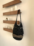 Vintage Straw Crochet Bag - DippedShop Wholesale - #2243