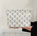 Cute Plaid Pattern Quilted Shell Makeup Bag MK2BW6S10BOB106