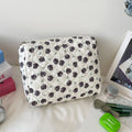 Floral  Quilted Storage Cosmetic Bag 6C5CO72