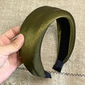Elegant Satin Soft Padded Wide Headband 6W6HBD375