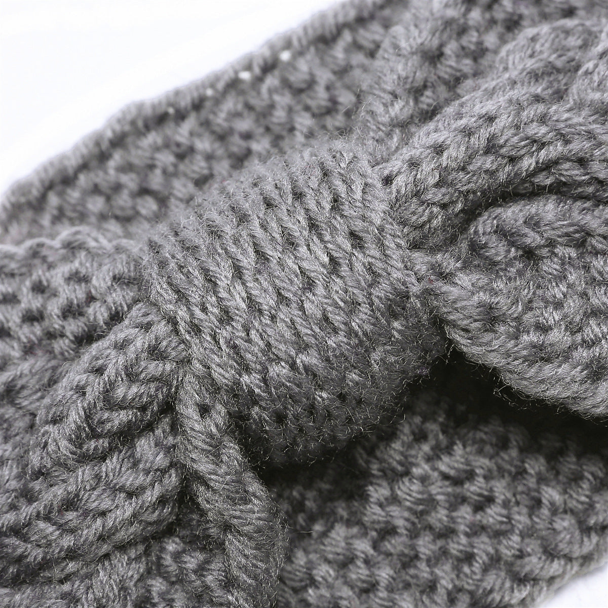 Bowknot Cable Knit Turban Headband - DippedShop Wholesale - #6323