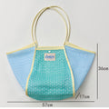 Color Contrast Beach Large Capacity Storage Bag 8BW6BOB75L
