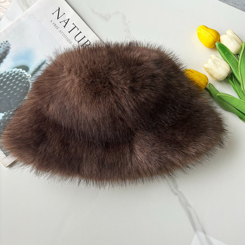 Faux Fur Bucket Hat - DippedShop Wholesale - #9987