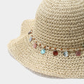 Boho Straw Sun Hat - DippedShop Wholesale - #5779