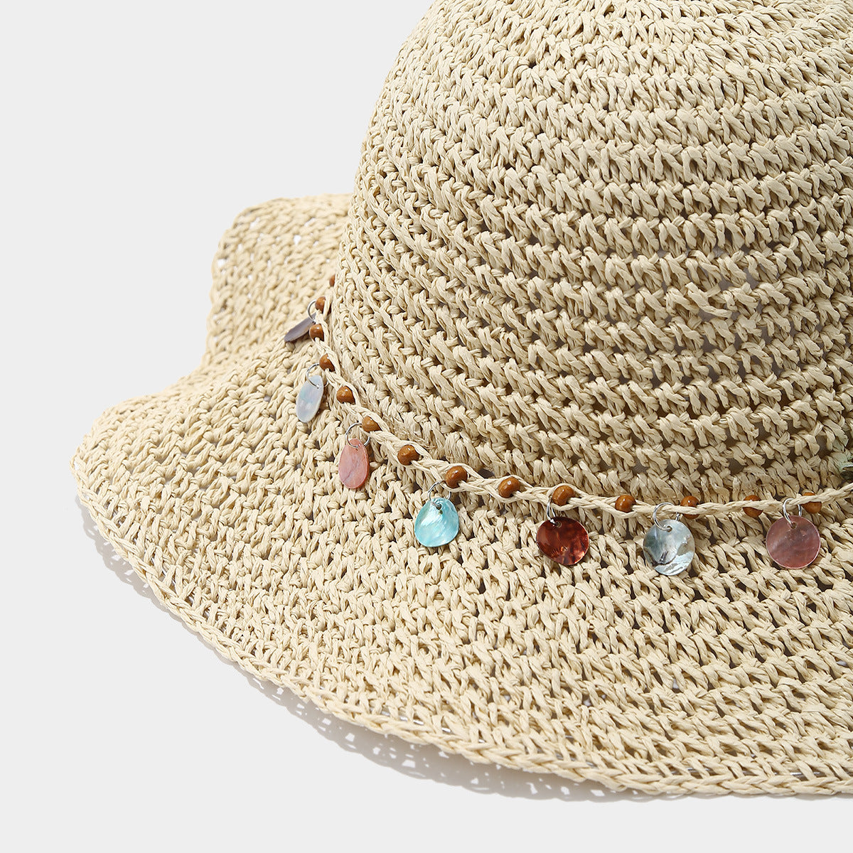 Boho Straw Sun Hat - DippedShop Wholesale - #5779