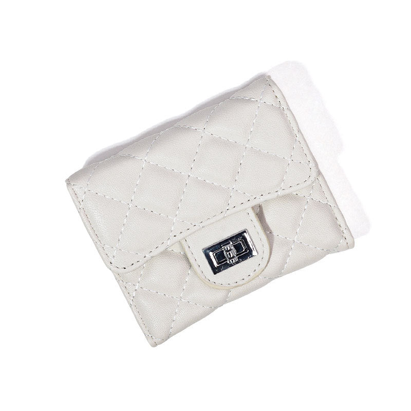 Chic Quilted Diamond Shell Coin Purse Wallet 6S10BWB128