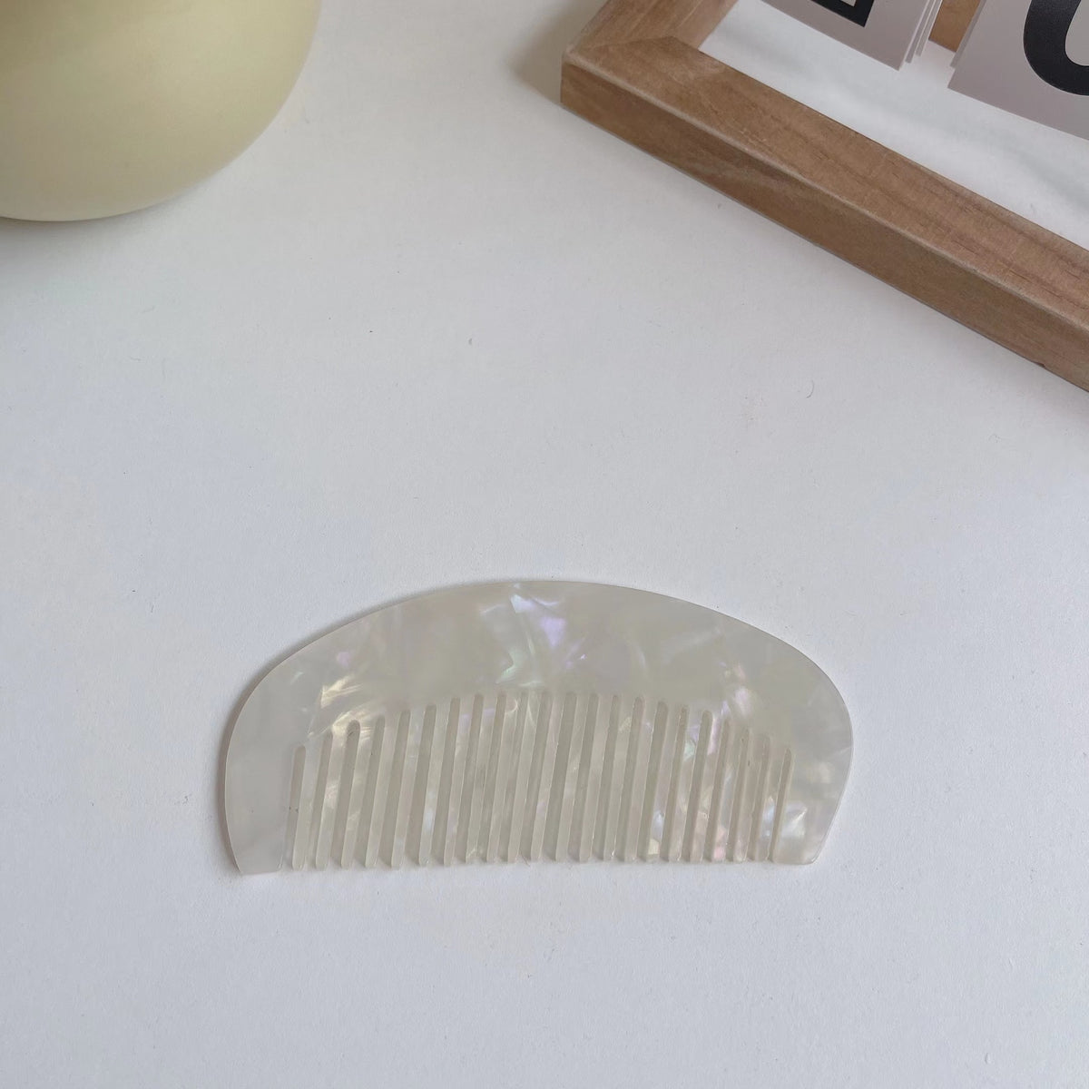 Checkered Half-Moon Combs - DippedShop Wholesale - #9747