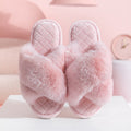 Fuzzy Plush Indoor Slippers - DippedShop Wholesale - #8323