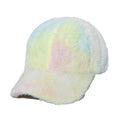 Vintage Leopard Print Faux Fur Baseball Cap 6W6HAT820