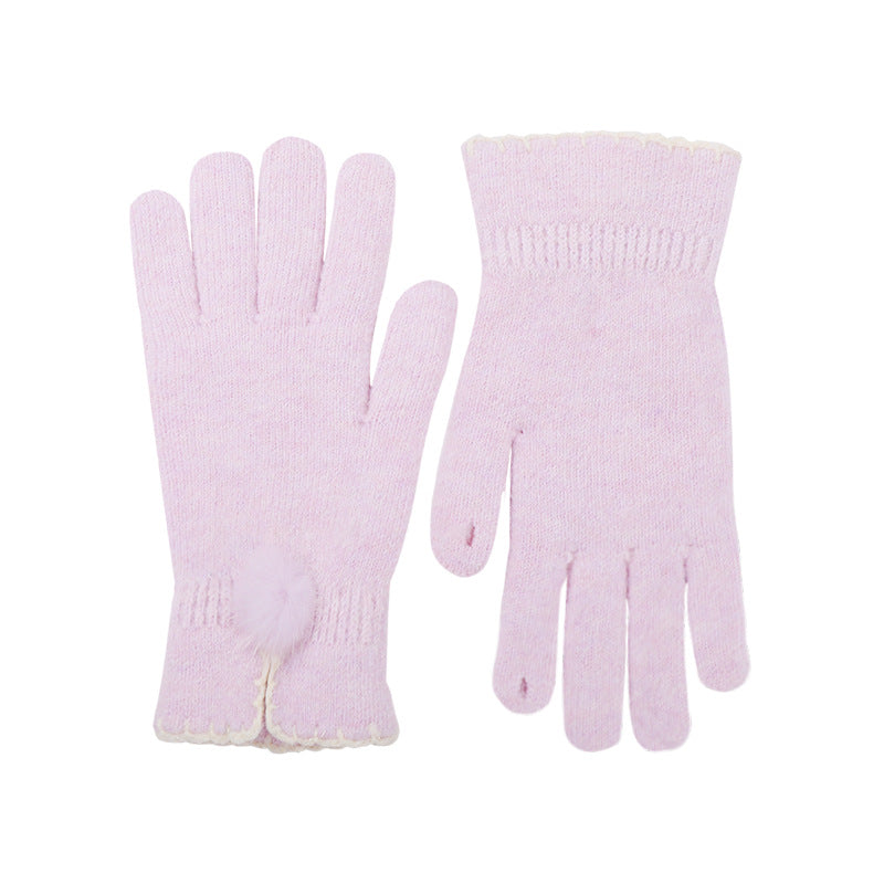 Wool Blend Touch Screen Gloves - DippedShop Wholesale - #2051
