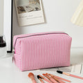 Color Block Cosmetic Bag - DippedShop Wholesale - #7523