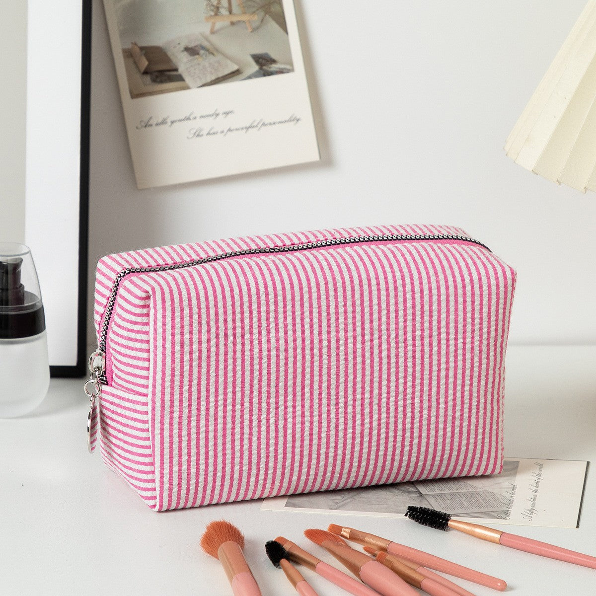 Color Block Cosmetic Bag - DippedShop Wholesale - #7523