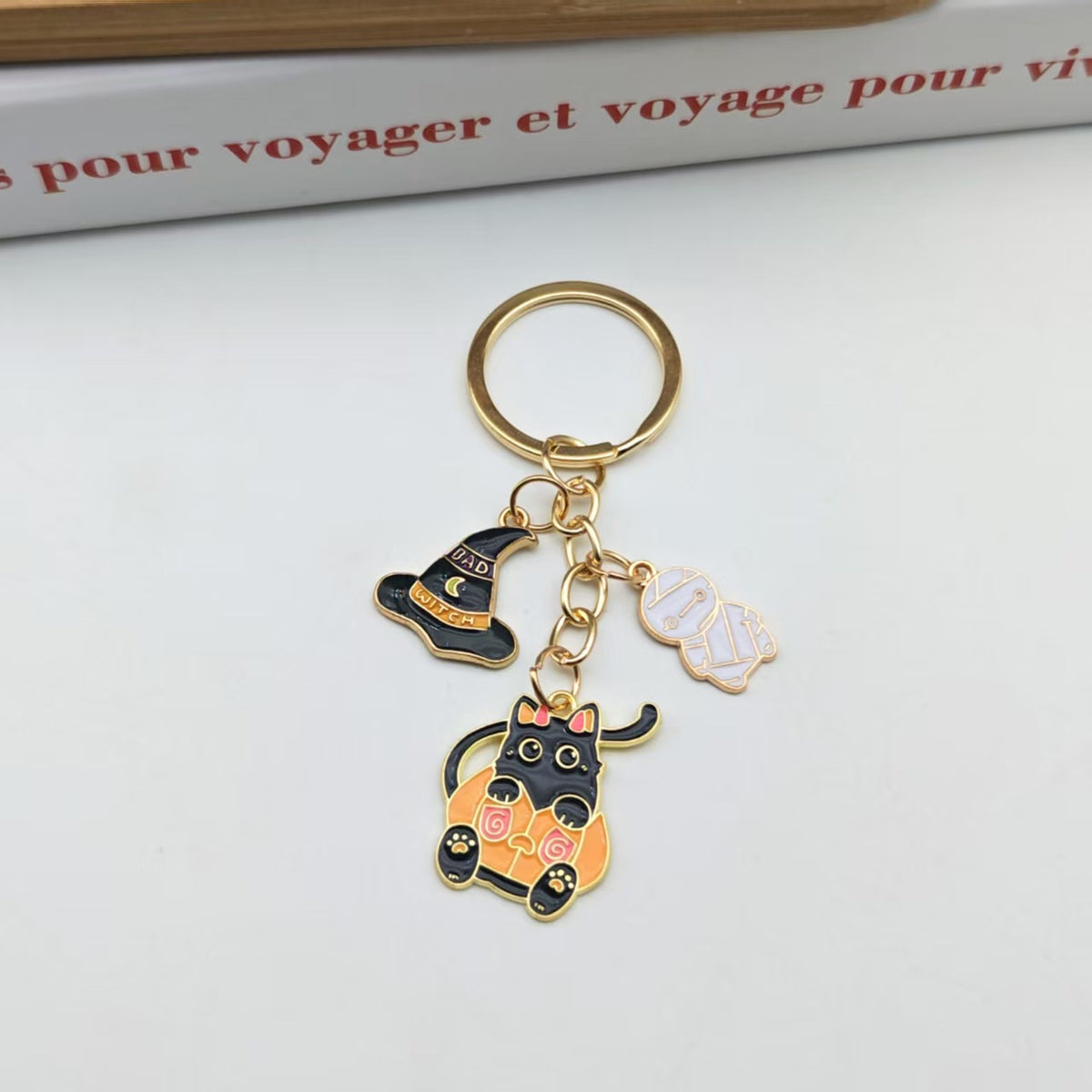 Cartoon Enamel Keychain - DippedShop Wholesale - #4371