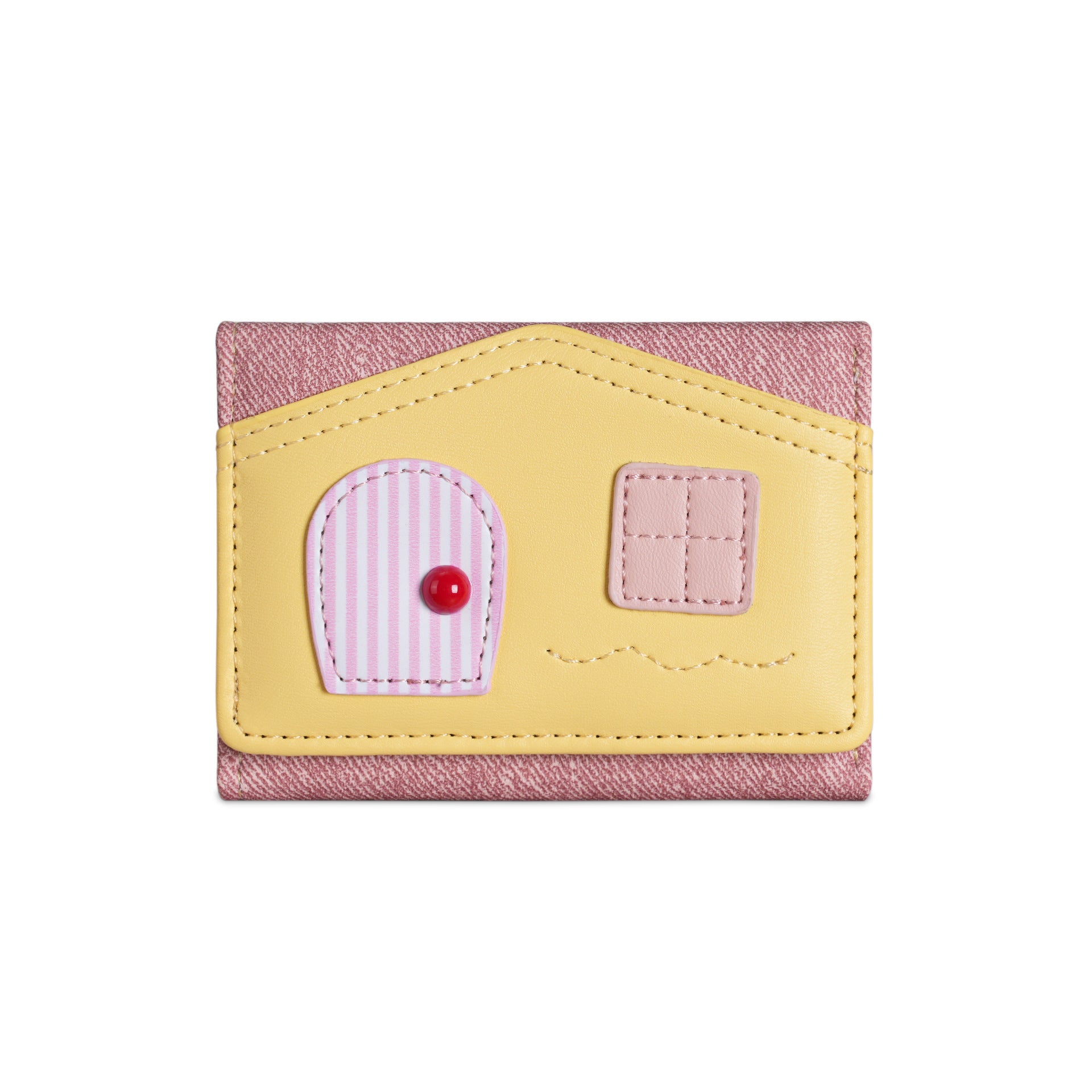 Chic Color Block House Coin Purse Wallet 6S10BWB132