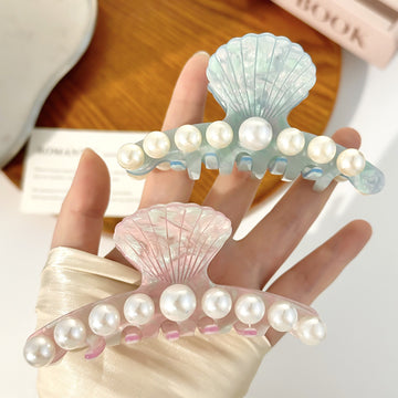 Cute Pearl Acetate Large Hair Clip DP25B937