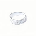 Sweet Floral Pattern Solid Color Wide Headband MK2PIM6W6HBD69