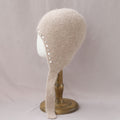 Pearl Rhinestone Angora Trapper Beanie 6W6HAT698