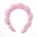 Solid Color Cloud Padded Sponge Spa Hairband 6W6HBD269