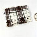 Tartan Plaid Tassel Scarf - DippedShop Wholesale - #1587