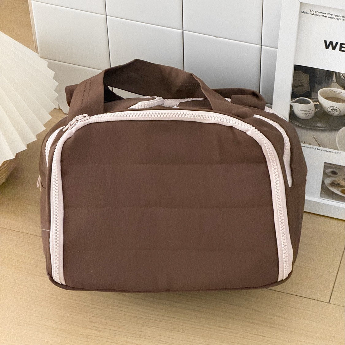 Vintage Multi-Layer Large Capacity Makeup Bag MK2BW6S10BOB54