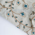 Bohemian Floral Embroidered Triangle Scarf MK2BK6W6HHS24