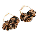 Vintage Leopard Hoop Earrings - DippedShop Wholesale - #3187