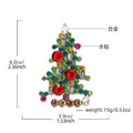 Christmas Series Enamel Rhinestone Brooch 6W6JPB63