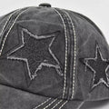 Distressed Star Baseball Cap - DippedShop Wholesale - #3171