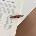 Vintage Polka Dots Oval Duckbill Hair Clip 8AS6HCP389L