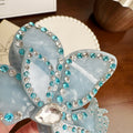 Luxury Colorful Rhinestone Floral Petal Hair Claw 8AS6HCP281L