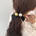 Bow Pearl Hair Tie - DippedShop Wholesale - #0435