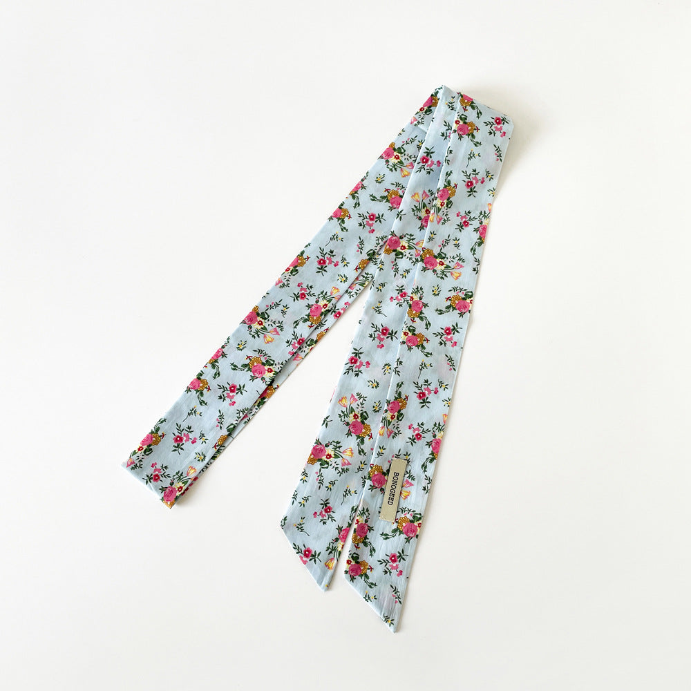 Floral Print Long Scarf - DippedShop Wholesale - #2035