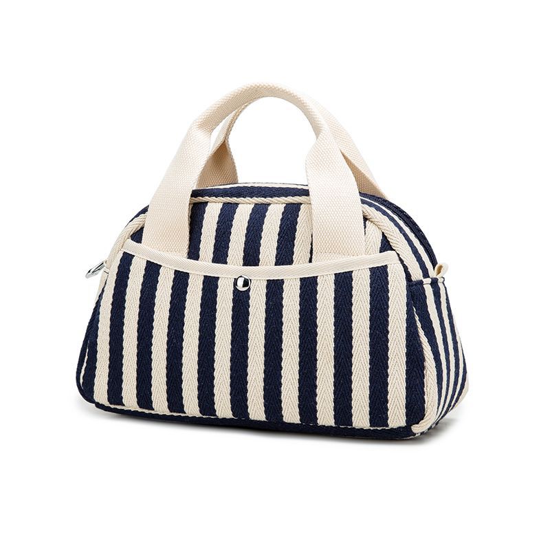 Stylish Striped Pattern Large Capacity Tote Bags 6W10BBG1938