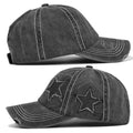 Distressed Star Baseball Cap - DippedShop Wholesale - #0403