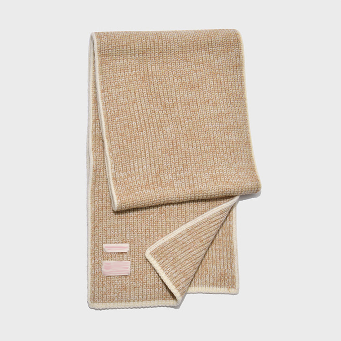 Simple Cozy Wool Blend Knit Winter Scarf DP25F617