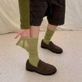Mid-Calf Knit Socks - DippedShop Wholesale - #3219