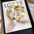 Sweet Floral Print Soft Silk Scarf 6W6NSI202