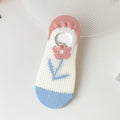 Floral Mesh No Show Socks - DippedShop Wholesale - #1219
