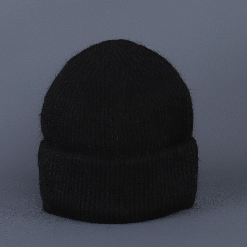 Simple Solid Warm Cuffed Ribbed Knit Beanie 6W6HAT687