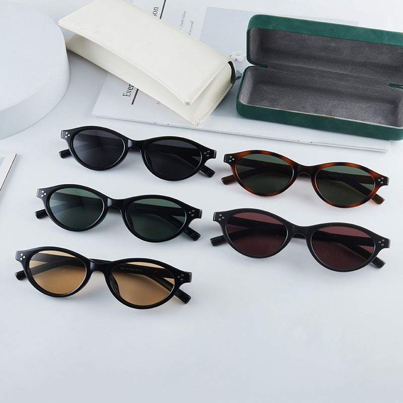 Oval Frame Acetate Cat-Eye Sunglasses MK2PPIM6W6GSG224
